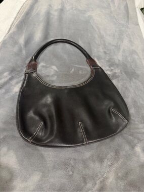 Classic Black Leather Nine West, Hobo Bag leather bag